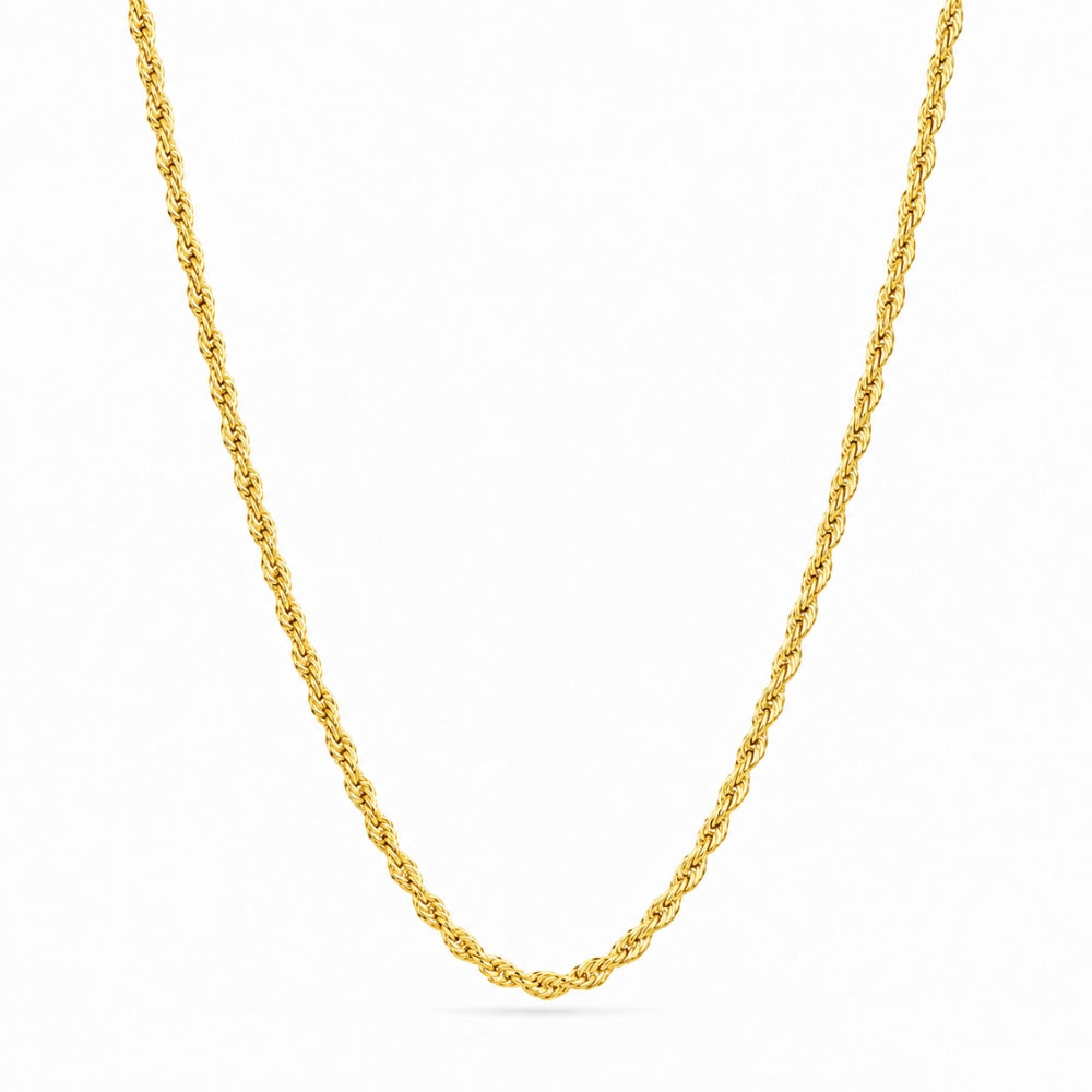 Reb Halskæde - Guld 2MM