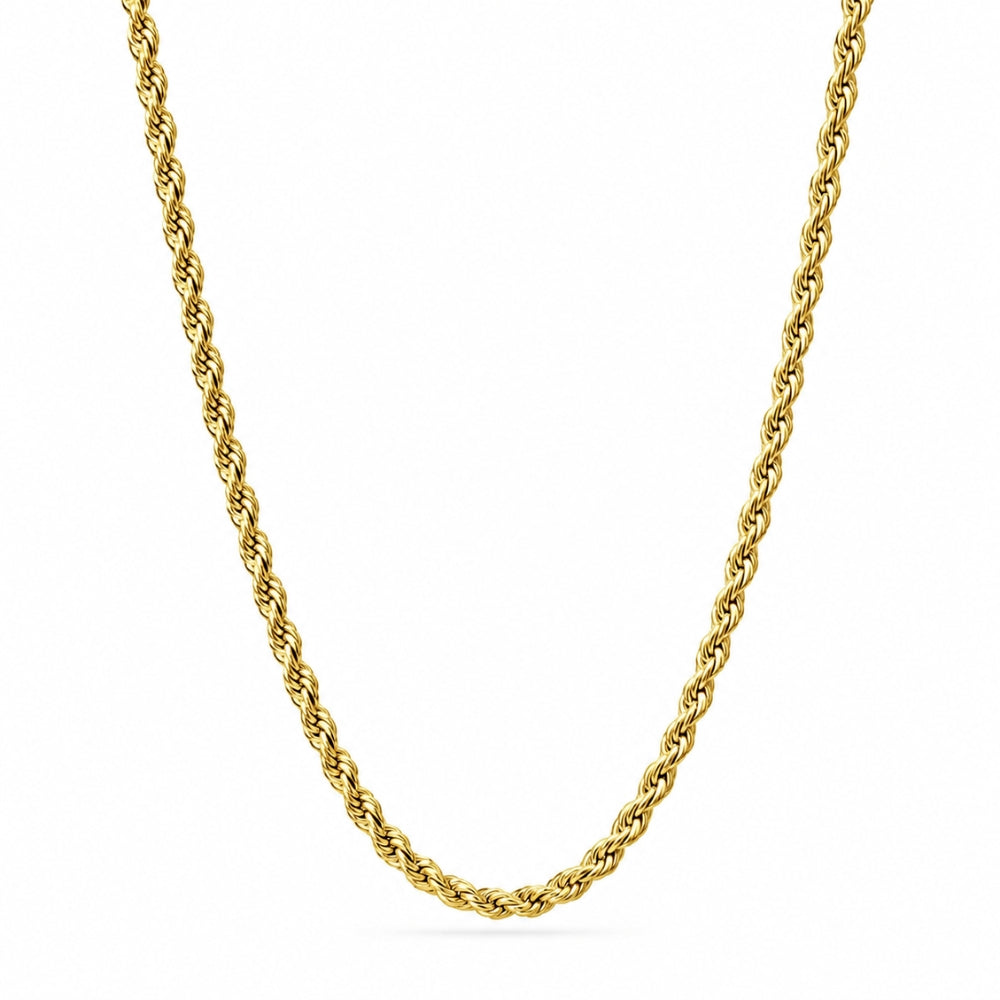 Reb Halskæde - Guld 4MM