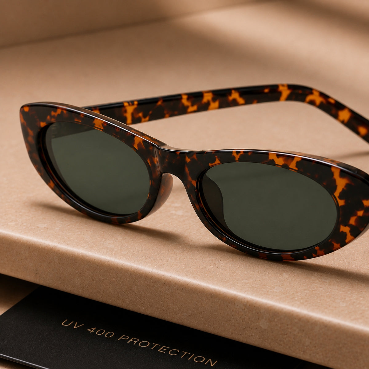 Suki Sunglasses - Leopard Green