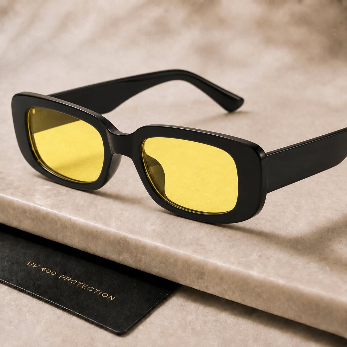 Soraya Sunglasses - Black Yellow