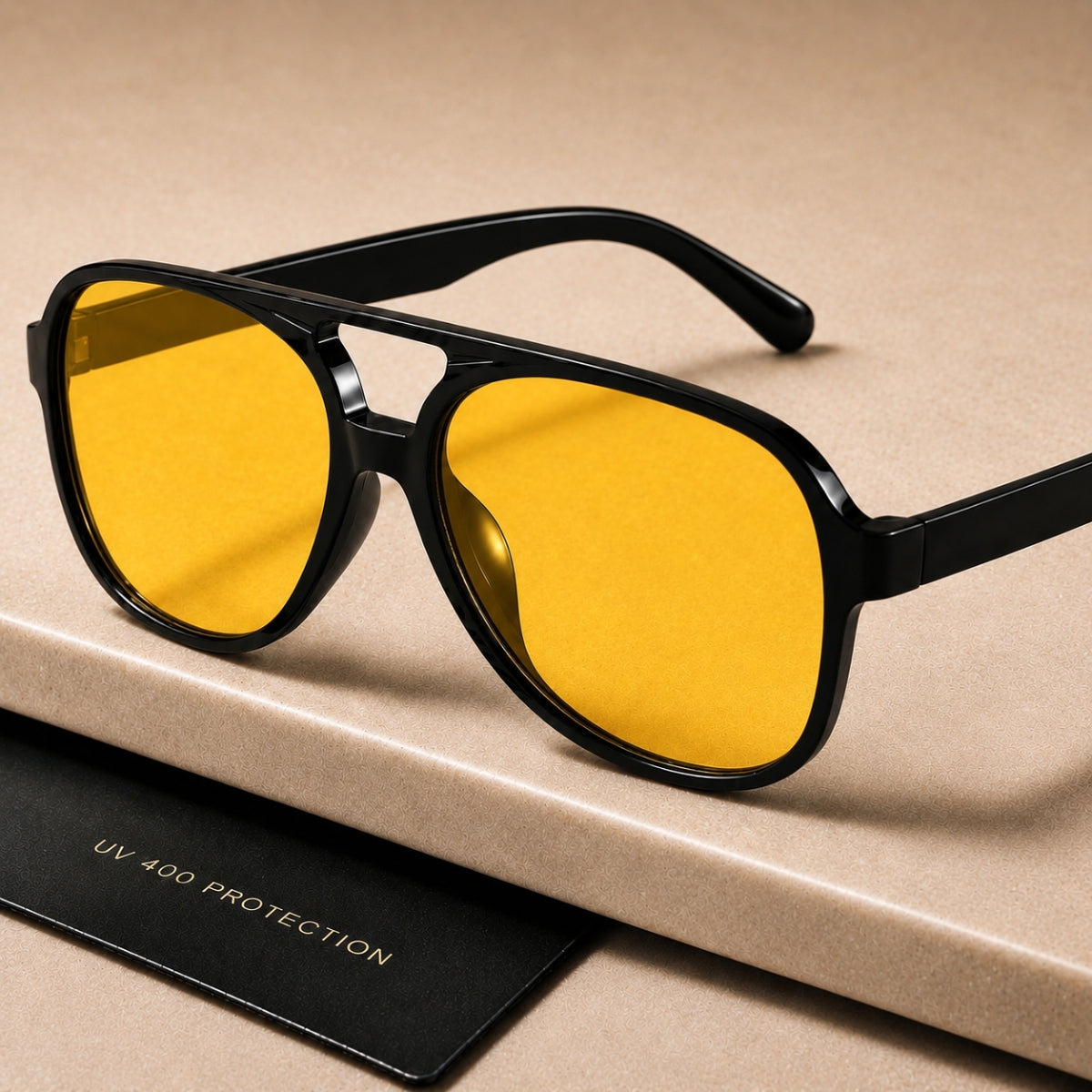 Sarena Sunglasses - Black Yellow