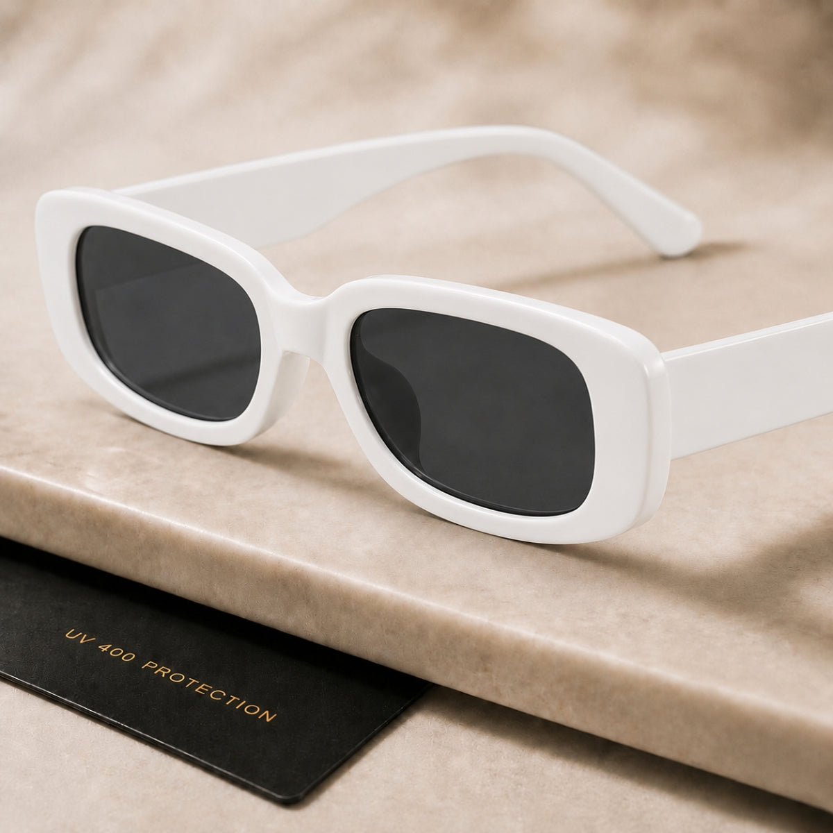 Soraya Sunglasses - White Black