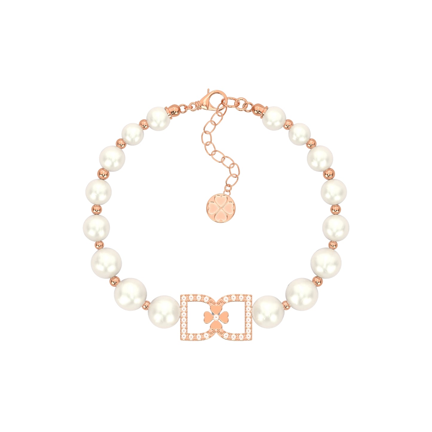 DD Bracelet Diamond - Rose Gold