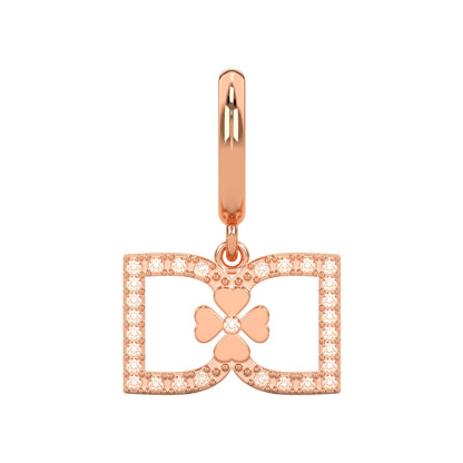 DD Hoops Diamond - Rose Gold