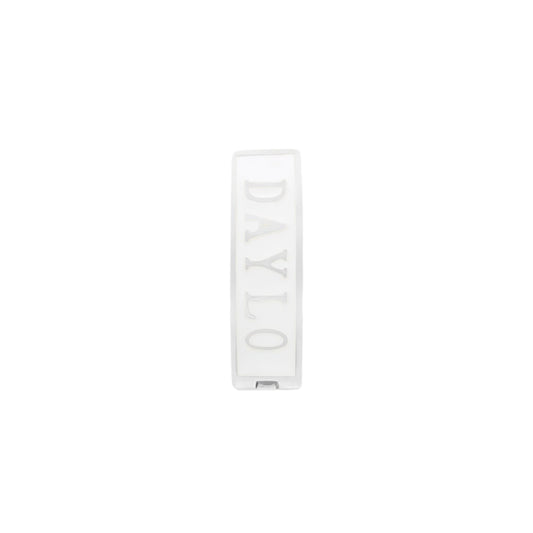 Classic Earrings - Silver/White