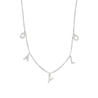 Diamond Necklace - Silver