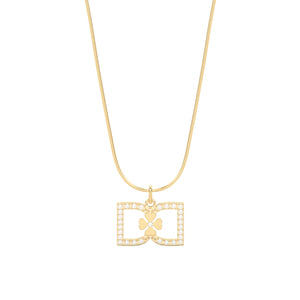DD Necklace Diamonds - Gold