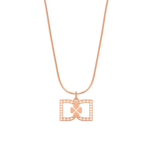 DD Necklace Diamond - Rose Gold