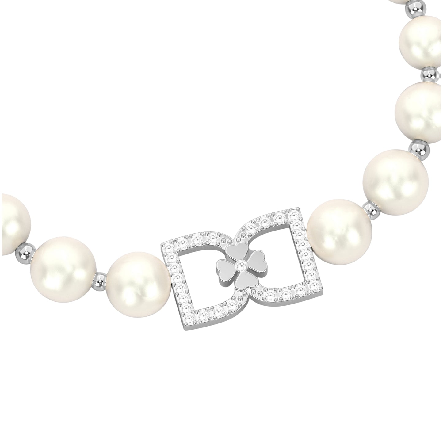 DD Bracelet Diamonds - Silver
