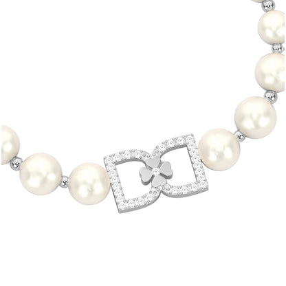 DD Bracelet Diamonds - Silver