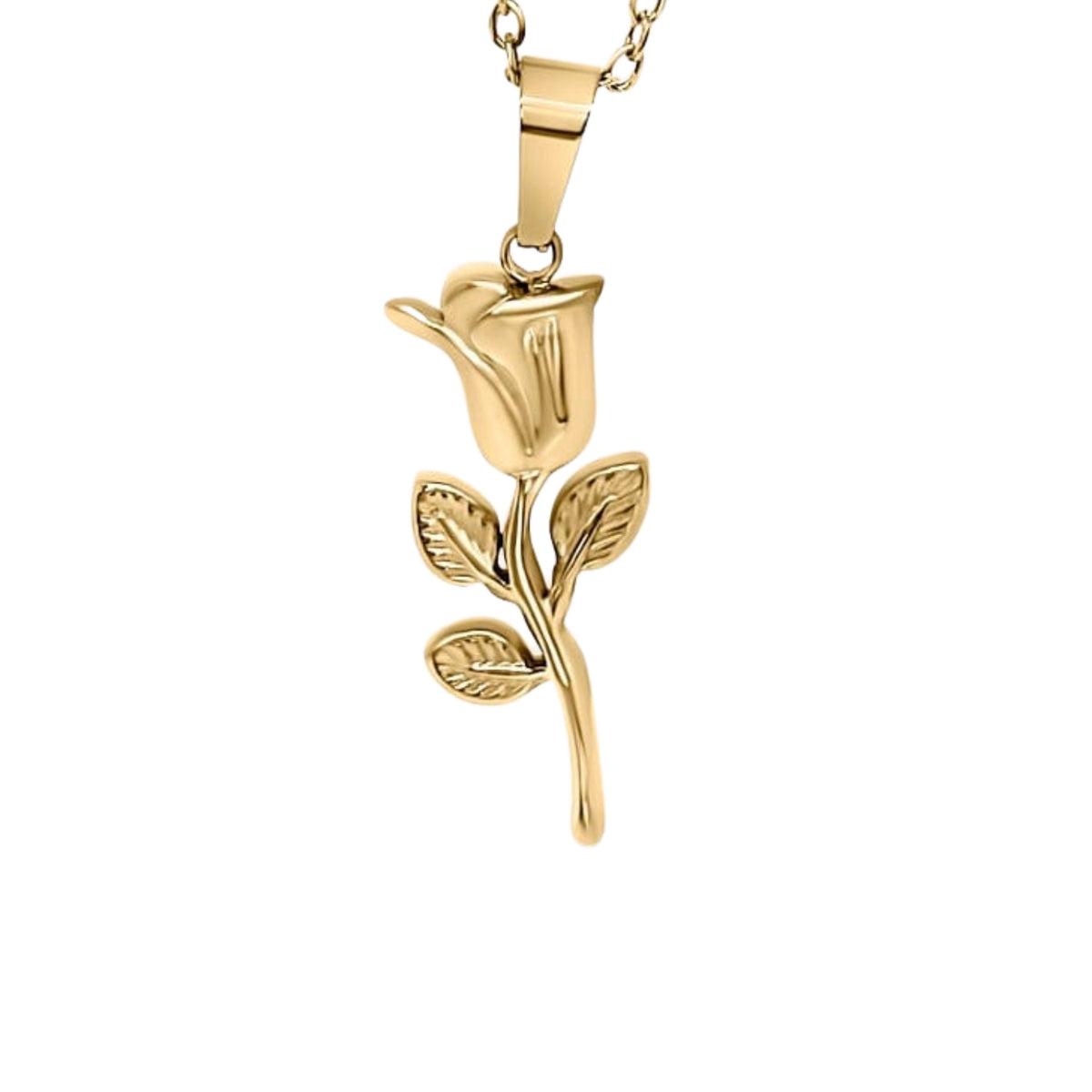 Rose Necklace - Gold