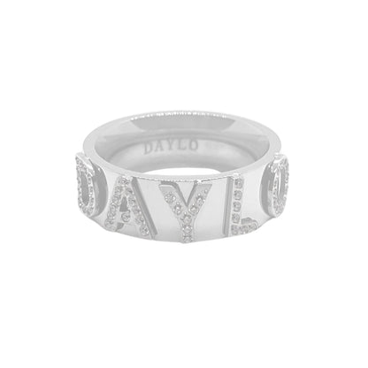 Signatur Diamant Ring - Sølv