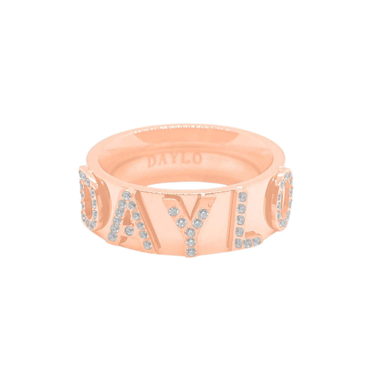 Signatur Diamant Ring - Rosaguld