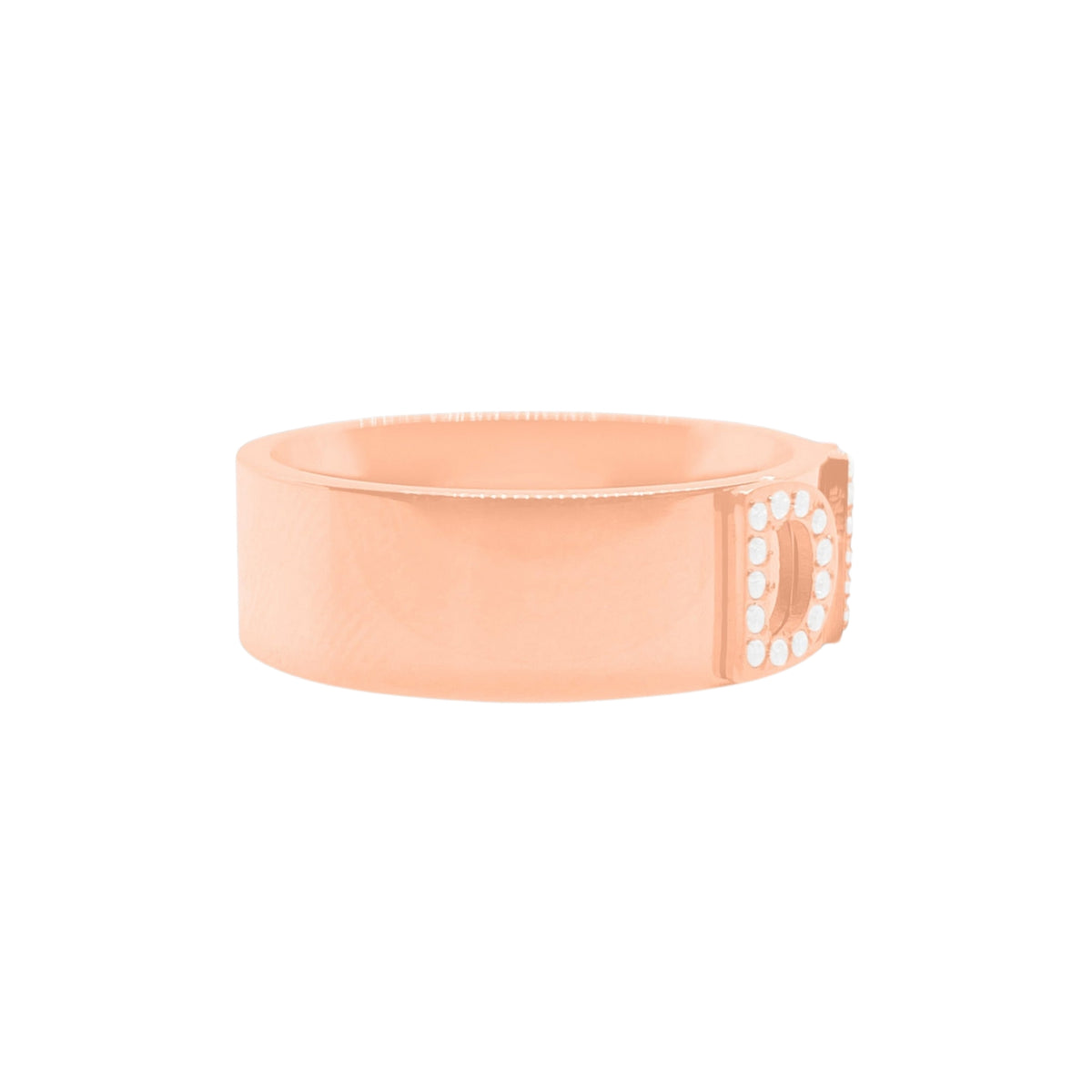 Signatur Diamant Ring - Rosaguld