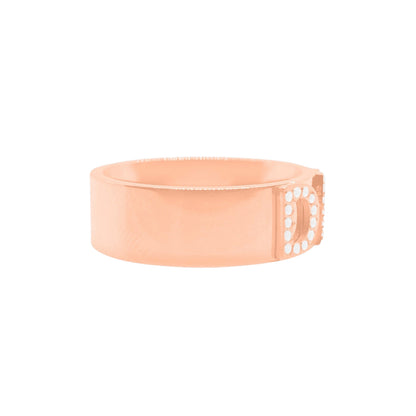Signatur Diamant Ring - Rosaguld
