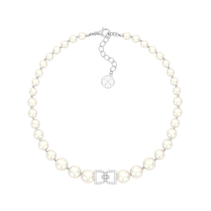 DD Choker Diamanter - Sølv