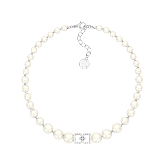 DD Choker Diamanter - Sølv
