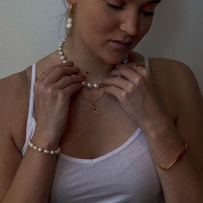 Rose Necklace - Gold