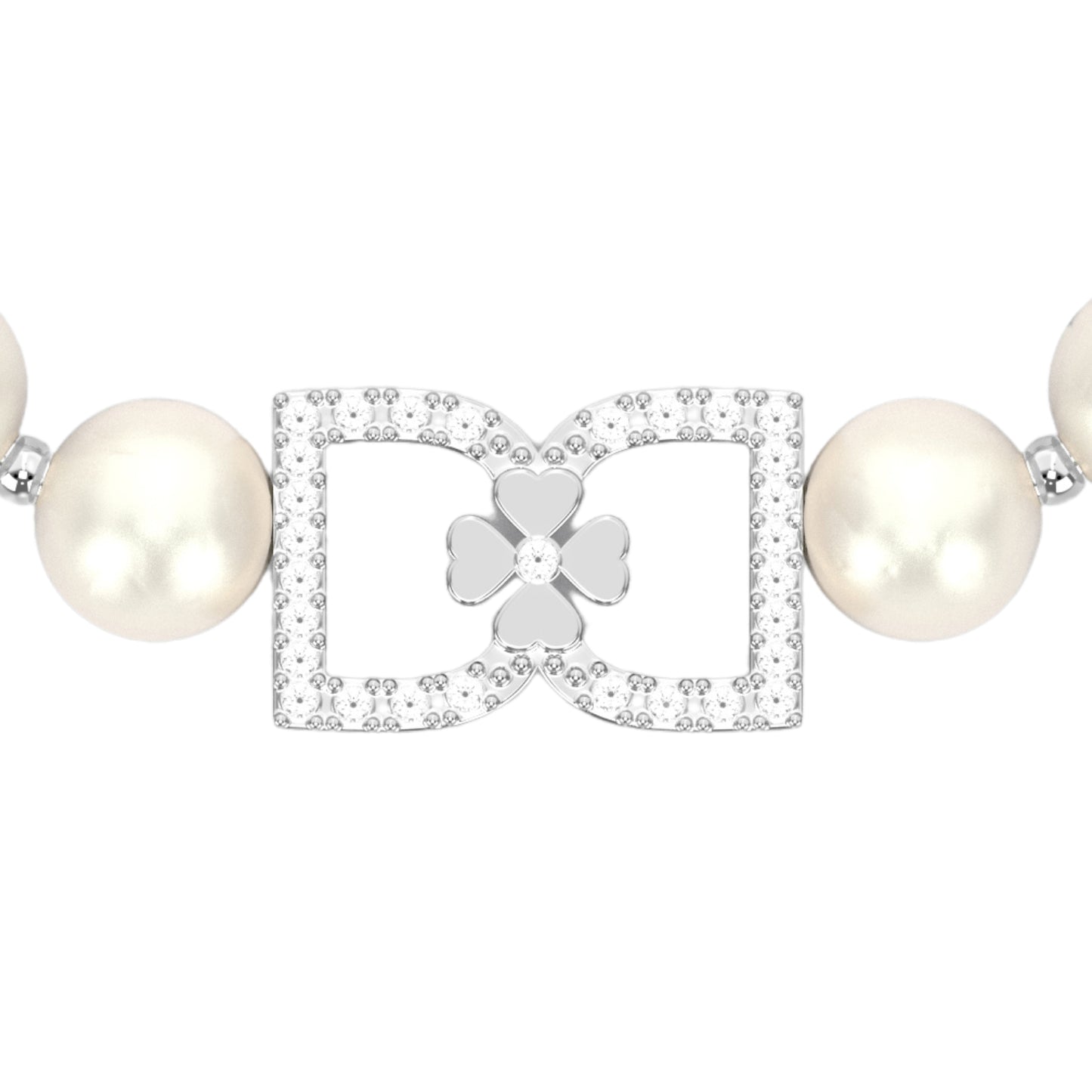 DD Bracelet Diamonds - Silver