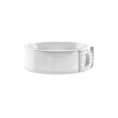 Signatur Diamant Ring - Sølv