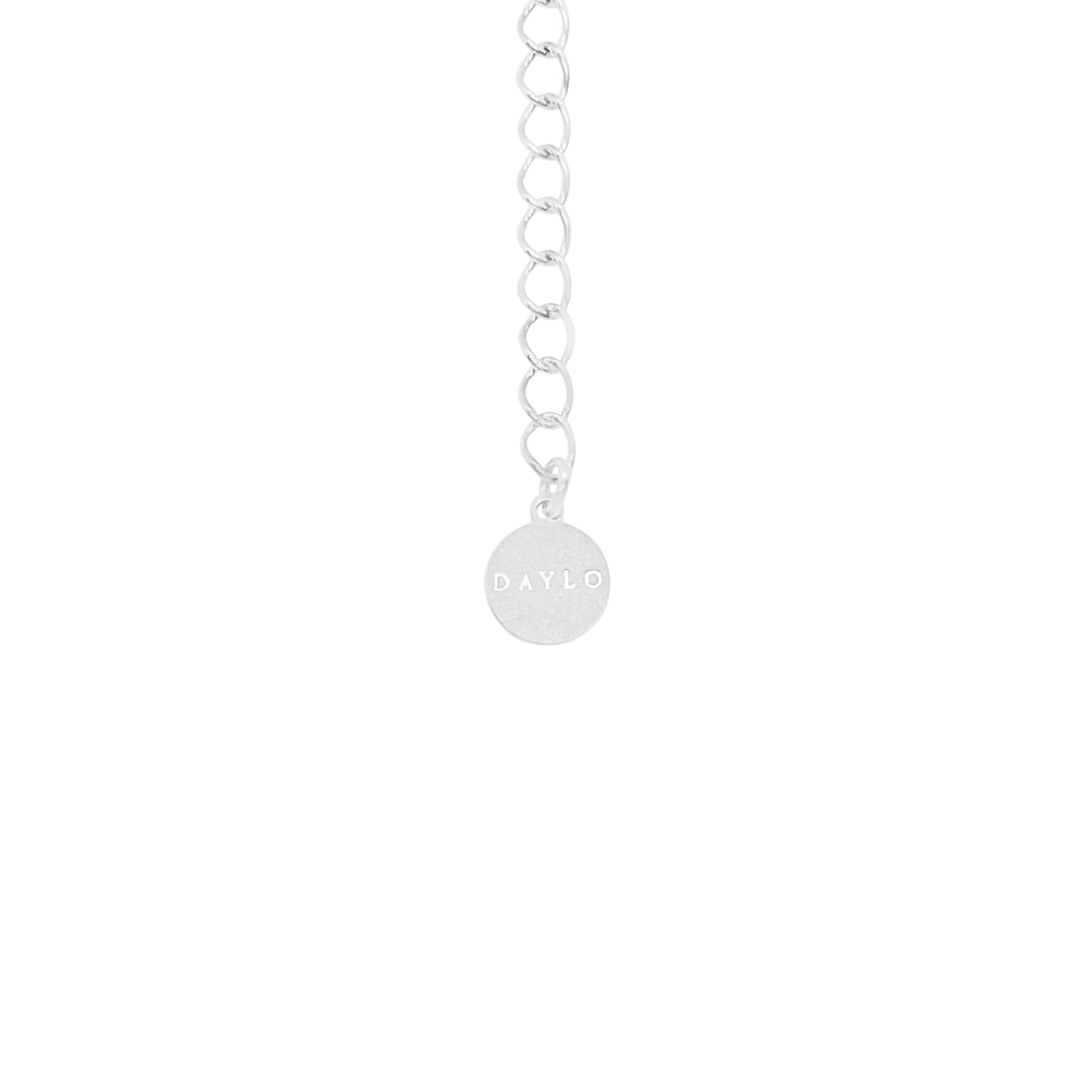 Heart Necklace - Silver/White