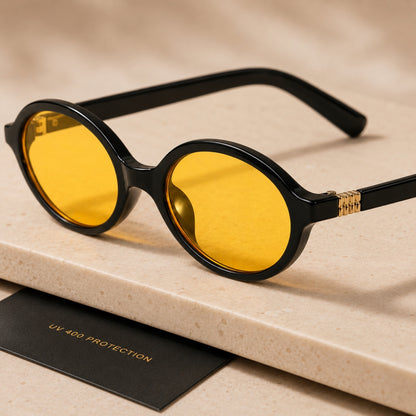 Adrien Sunglasses - Black Yellow