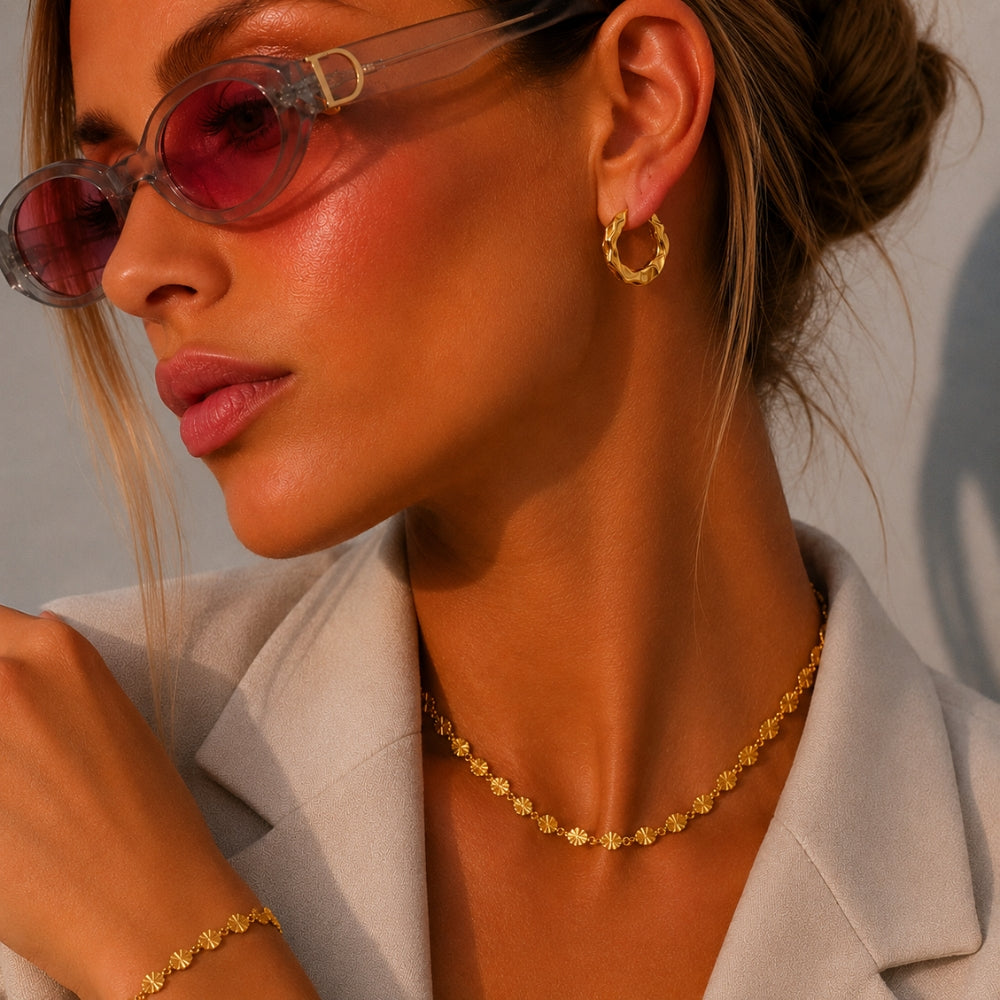 Alba Earrings - Gold