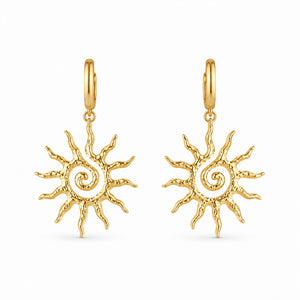 Ayla Sol Earrings - Gold