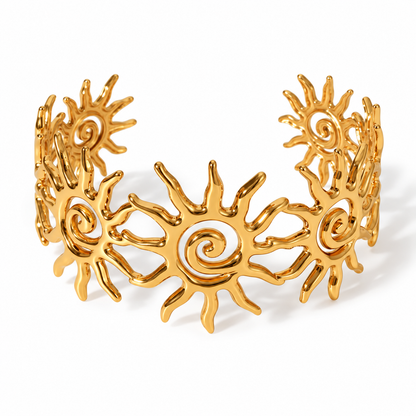 Ayla Sun Bracelet – Gold