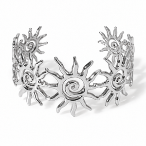 Ayla Sun Bracelet – Silver