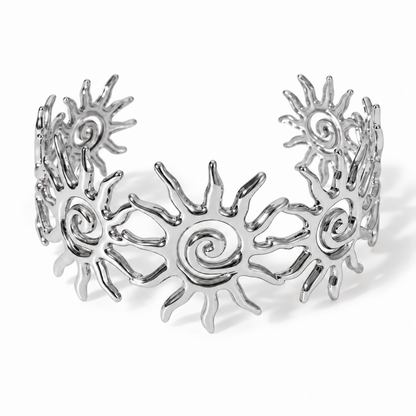 Ayla Sun Bracelet – Silver