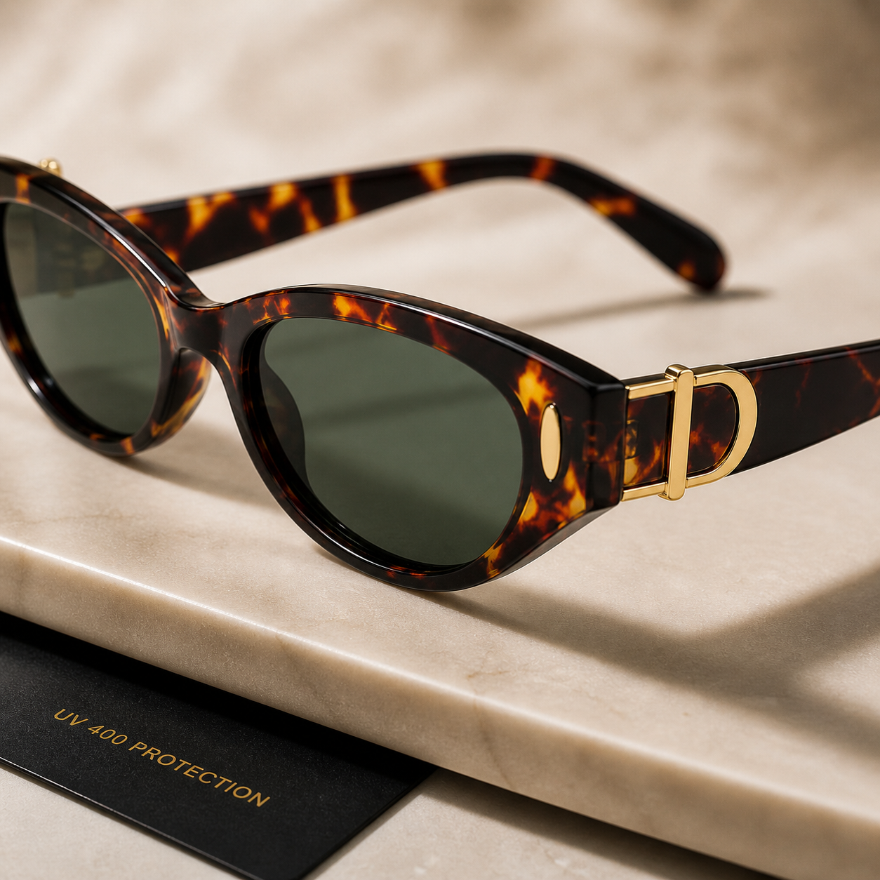 DD Sunglasses - Leopard Green