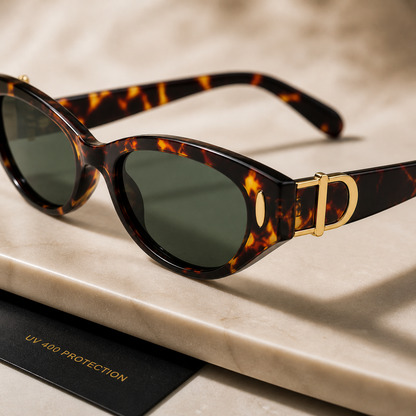 DD Sunglasses - Leopard Green
