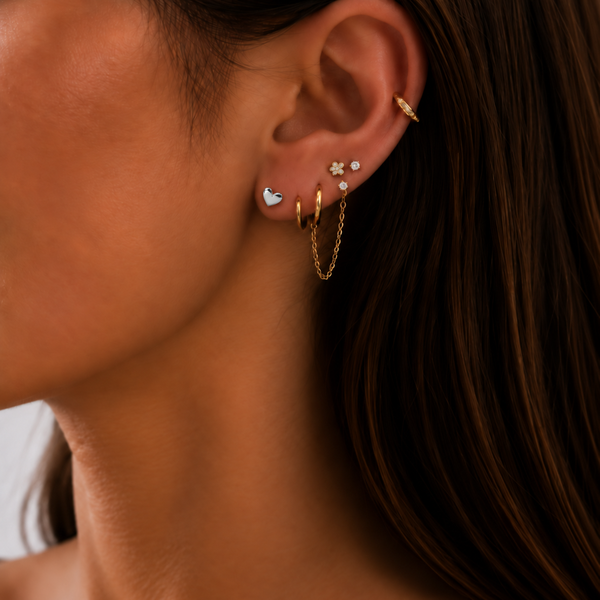 Aveline Earrings - Silver