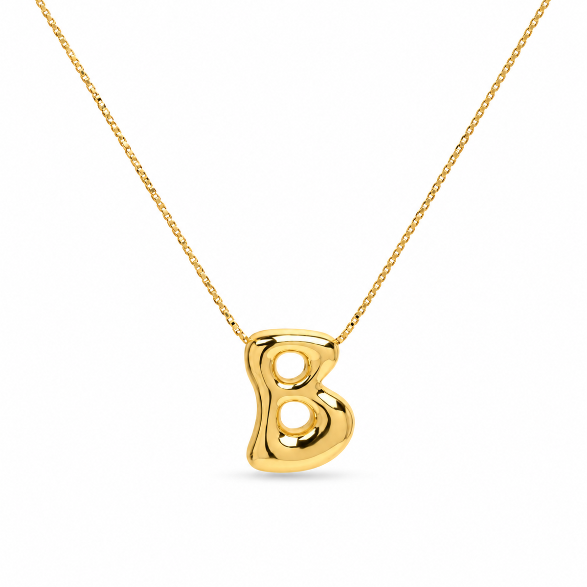 Bogstavs Halskæde - Guld