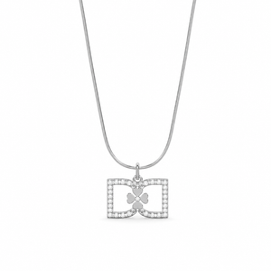 DD Necklace Diamonds - Silver