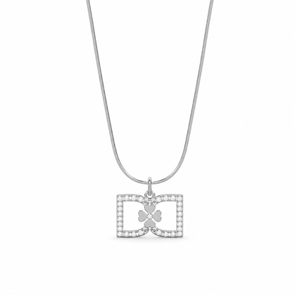 DD Necklace Diamonds - Silver