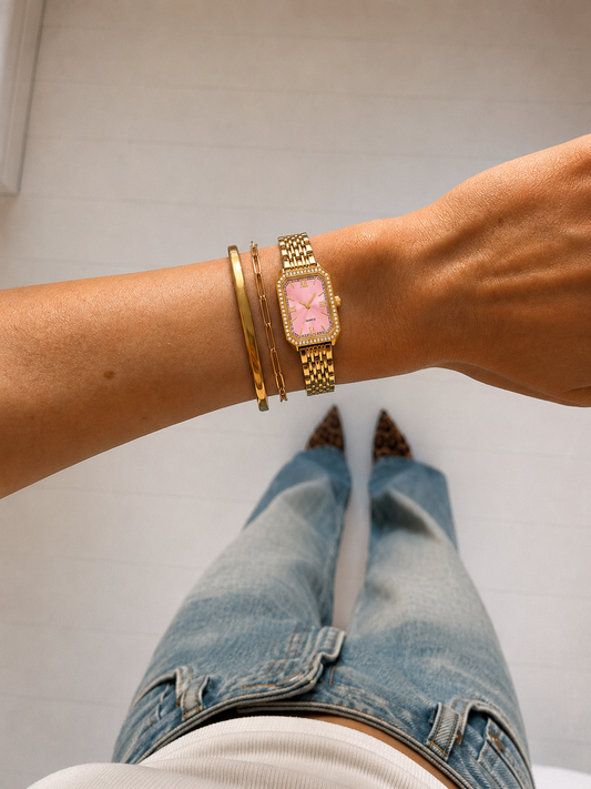 Aven Ur - Guld / Pink