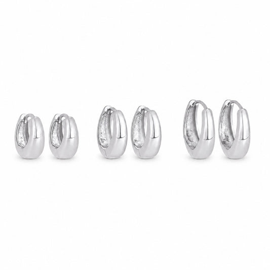 DAYLO Hoops Set - Silver