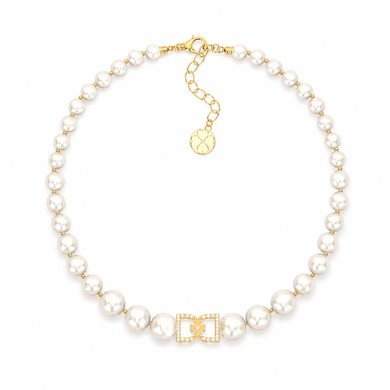 DD Choker Diamanter - Guld