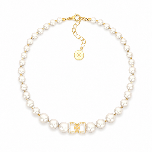 DD Choker Diamanter - Guld