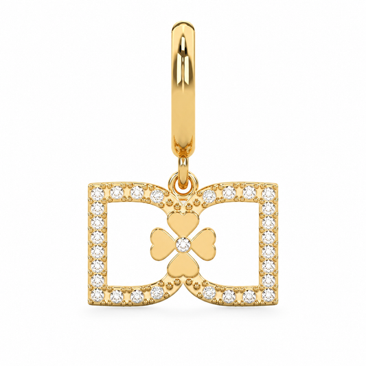 DD Hoops Diamond - Gold