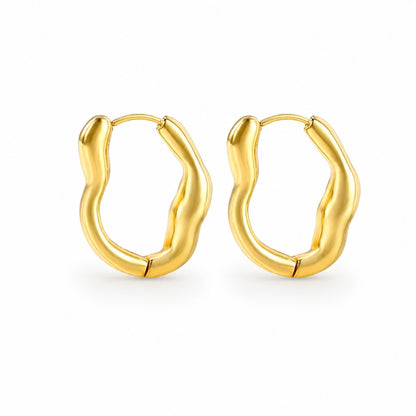 Elen Øreringe - Guld