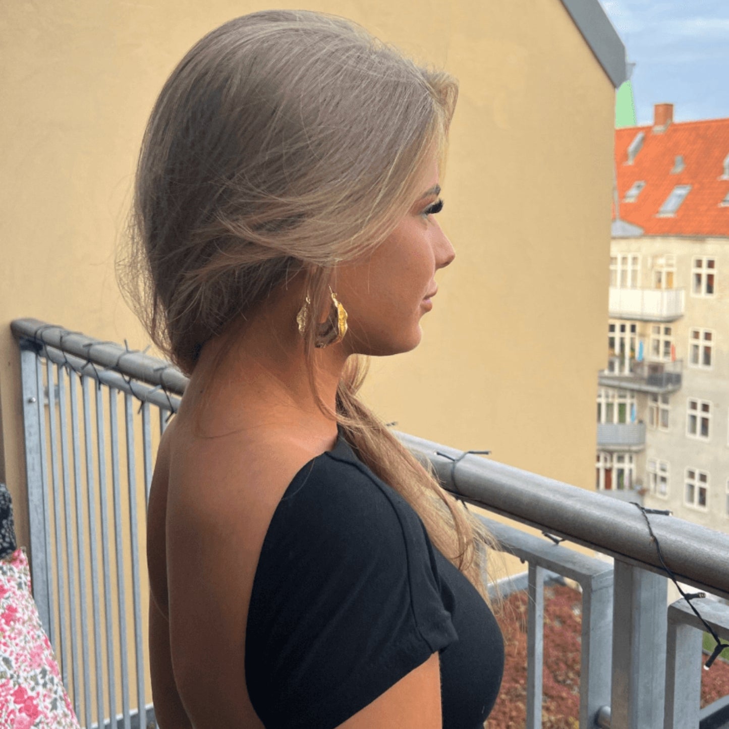 Elma Øreringe - Guld