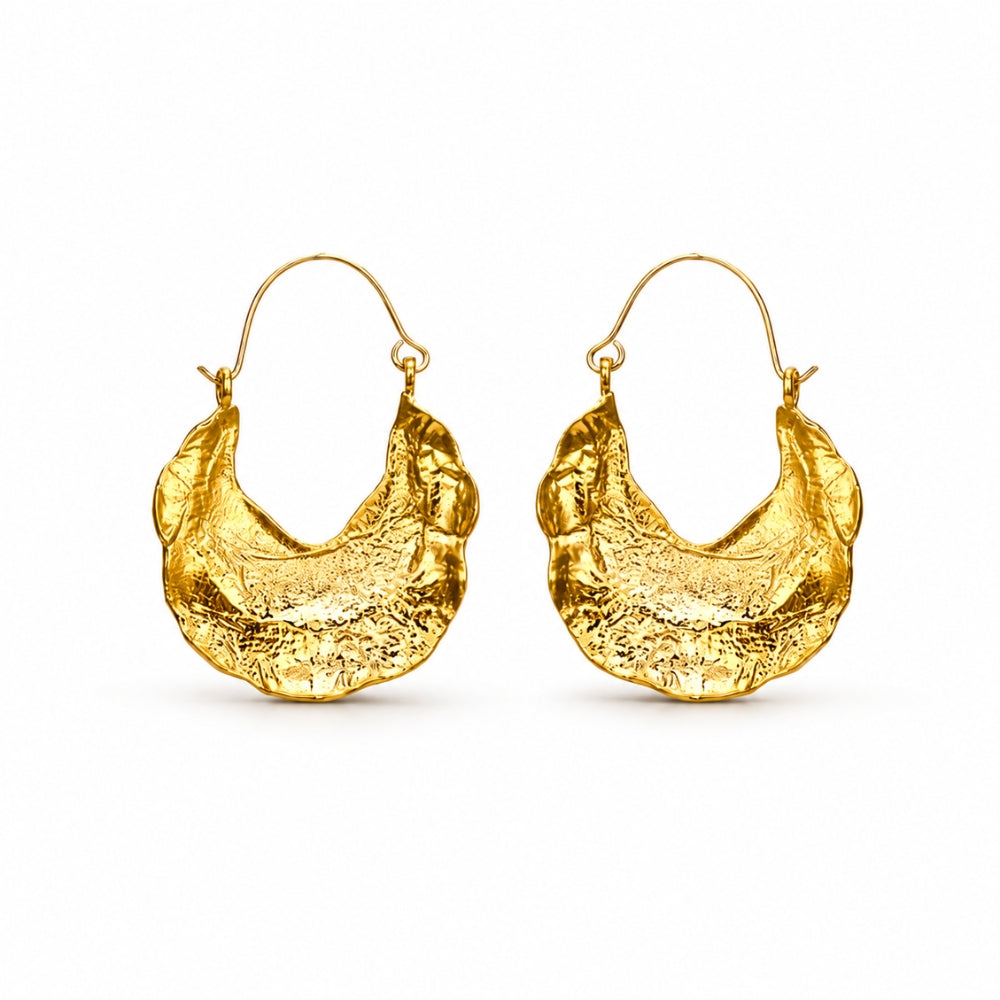 Elma Øreringe - Guld