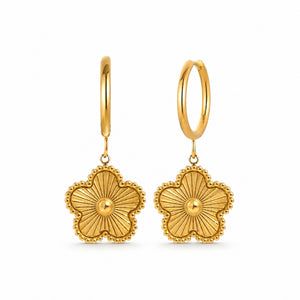 Evelia Bloom Hoops - Guld