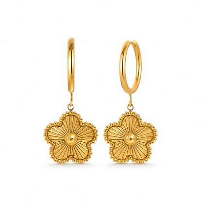 Evelia Bloom Hoops - Guld