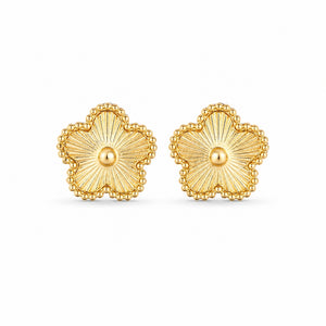 Evelia Bloom Studs - Gold