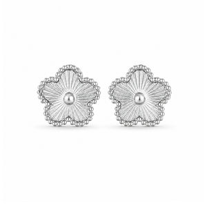 Evelia Bloom Studs - Silver