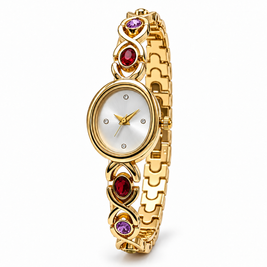 Arianna Watch - Gold / White